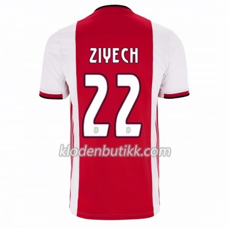 AFC Ajax Hakim Ziyech 22 Hjemme Fotballdrakt 2019-2020 Kortermet